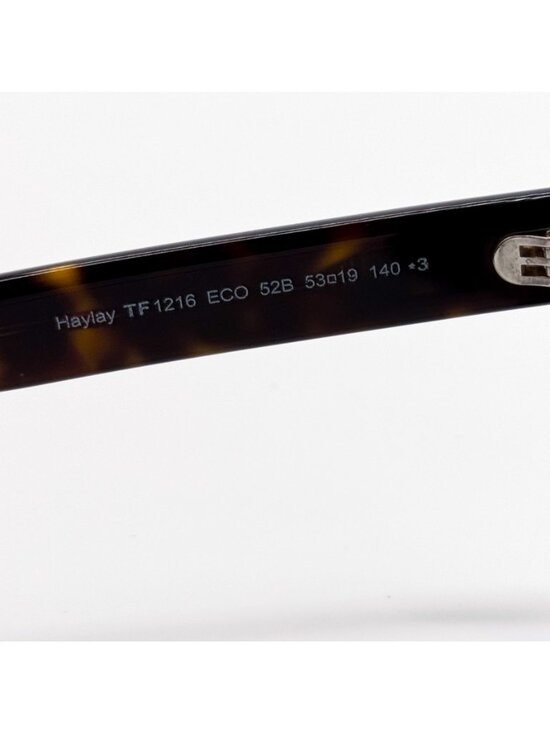 NEW TOM FORD HAYLAY SUNGLASSES TF1216 52B SQUARE HAVANA WOMEN EYEWEAR FT1216 main image 5